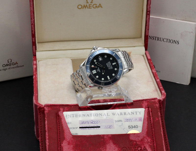 Omega Seamaster Diver 300 M 2531.80.00- 2001 - Omega horloge - Omega kopen - Omega heren horloge - Trophies Watches