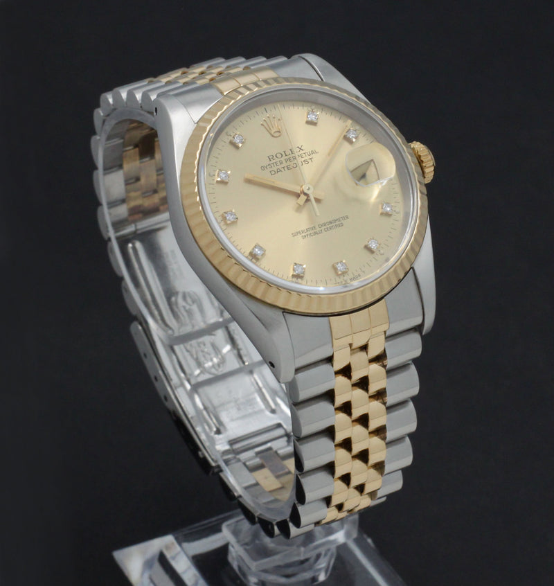 Rolex Datejust 16233G - 1991 - Rolex horloge - Rolex kopen - Rolex heren horloge - Trophies Watches