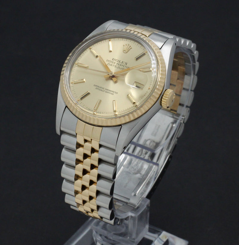 Rolex Datejust 16013 - 1986 - Rolex horloge - Rolex kopen - Rolex heren horloge - Trophies Watches