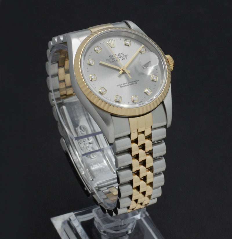 Rolex Datejust 16233G - 1995 - Rolex horloge - Rolex kopen - Rolex heren horloge - Trophies Watches