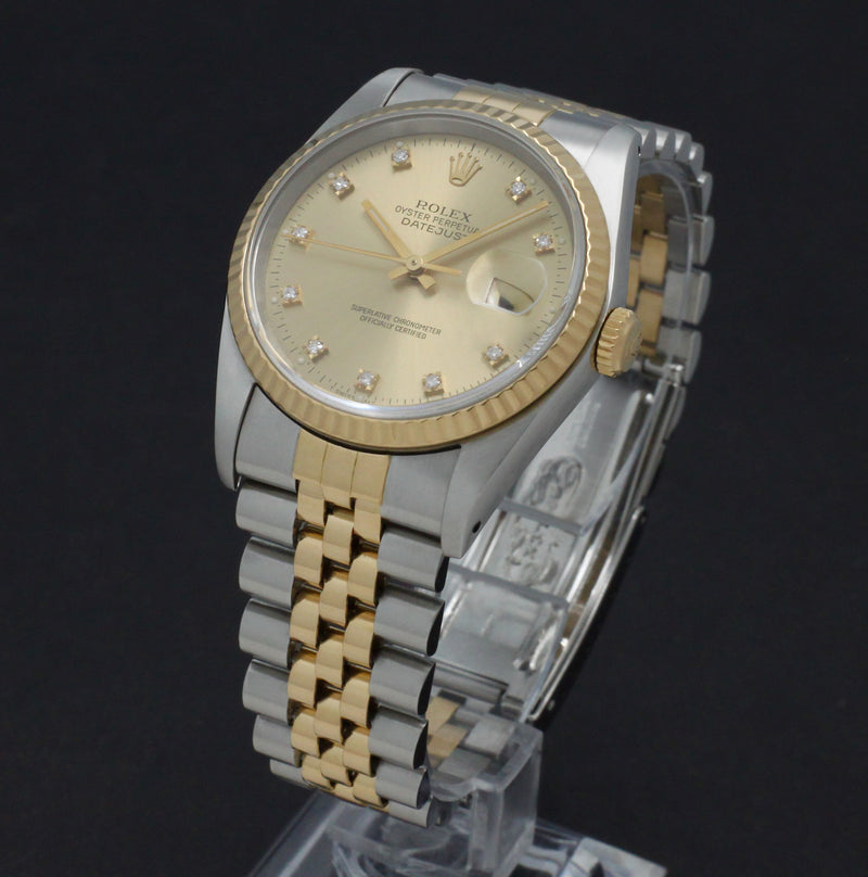 Rolex Datejust 16233G - 1988 - Rolex horloge - Rolex kopen - Rolex heren horloge - Trophies Watches