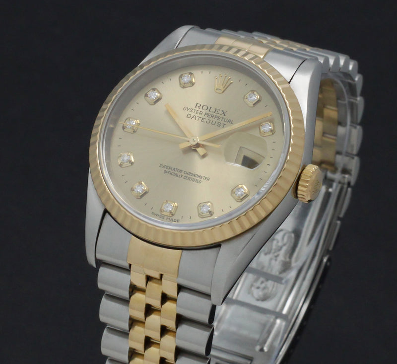 Rolex Datejust 16233G - 1999 - Rolex horloge - Rolex kopen - Rolex heren horloge - Trophies Watches