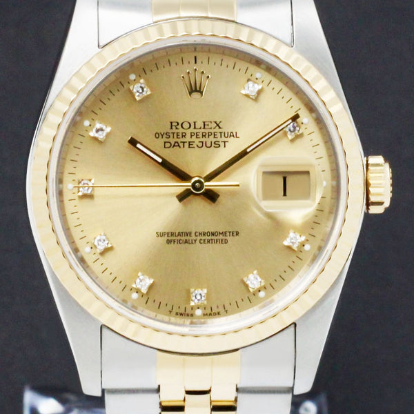 Rolex Datejust 16233G - 1989 - Rolex horloge - Rolex kopen - Rolex heren horloge - Trophies Watches