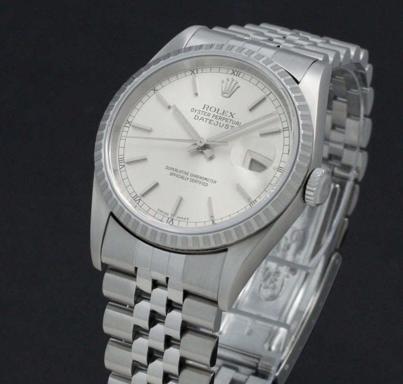 Rolex Datejust 16220 - 2001 - Rolex horloge - Rolex kopen - Rolex heren horloge - Trophies Watches