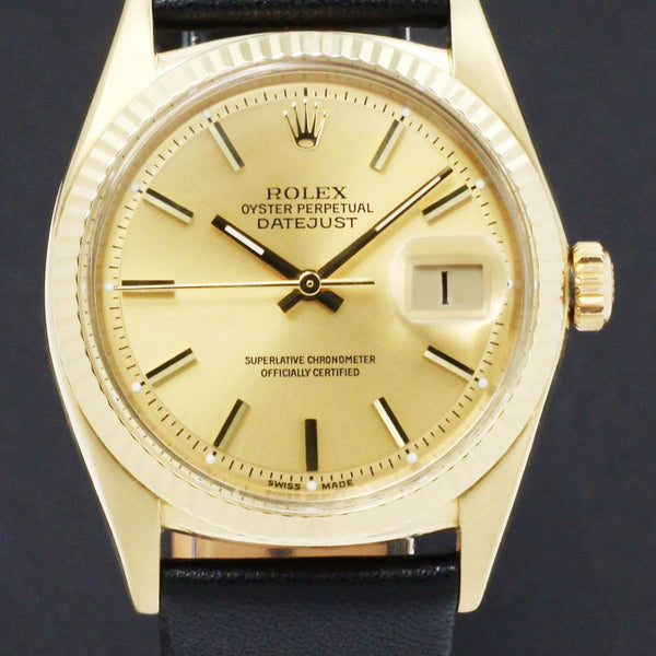 Rolex Datejust 1601 - 1957 - Geelgoud - two/tone - Rolex horloge - Rolex kopen - Rolex heren horloge - Trophies Watches