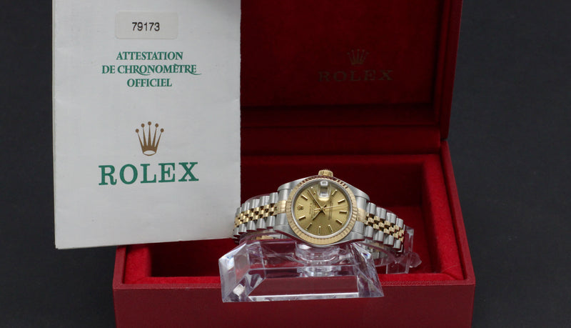 Rolex Lady-Datejust 79173 - 2002 - Rolex horloge - Rolex kopen - Rolex dames horloge - Trophies Watches