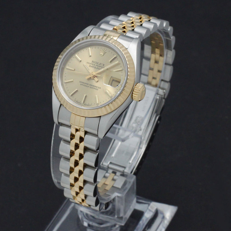 Rolex Lady-Datejust 69173 - 1997 - Rolex horloge - Rolex kopen - Rolex dames horloge - Trophies Watches