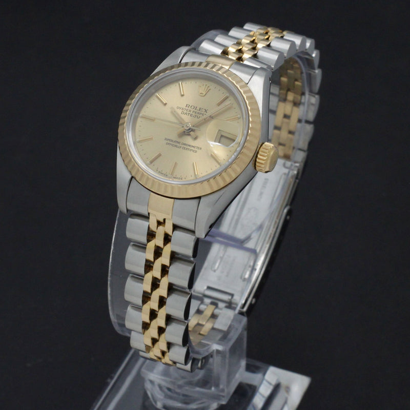 Rolex Lady-Datejust 69173 - 1988 - Rolex horloge - Rolex kopen - Rolex dames horloge - Trophies Watches