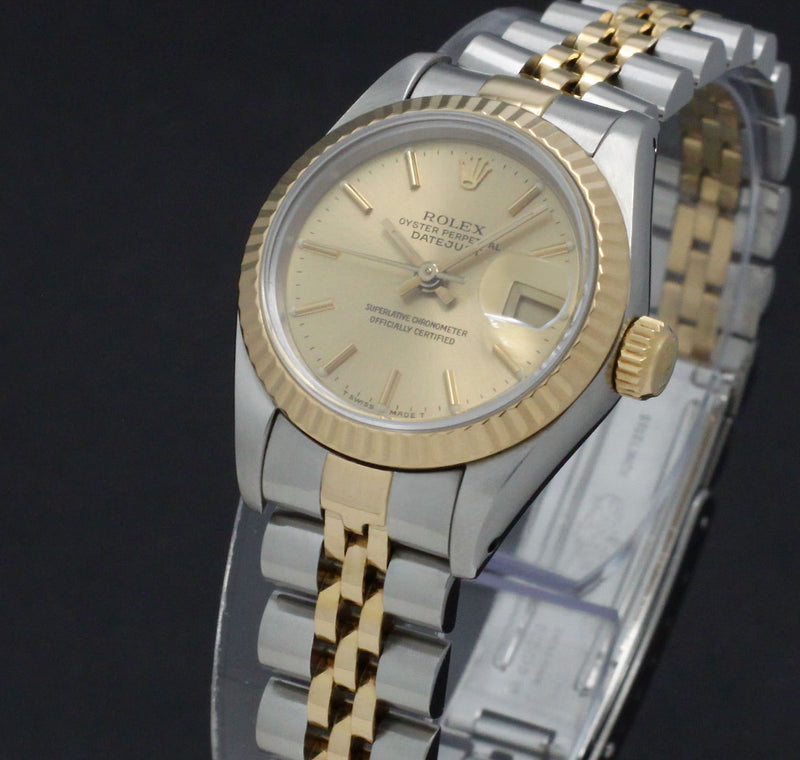 Rolex Lady-Datejust 69173 - 1988 - Rolex horloge - Rolex kopen - Rolex dames horloge - Trophies Watches