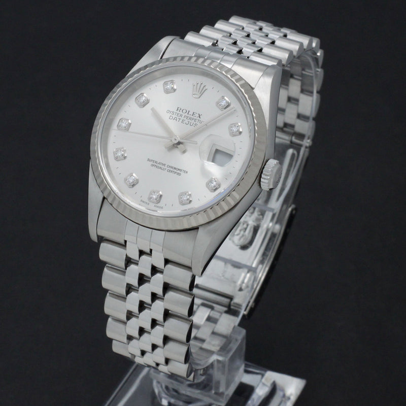 Rolex Datejust 16234G - 2000 - Rolex horloge - Rolex kopen - Rolex heren horloge - Trophies Watches