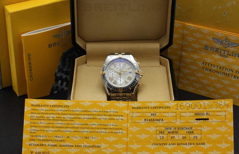 Breitling Crosswind B13355 - 2002 - Breitling horloge - Breitling kopen - Breitling heren horloge - Trophies Watches