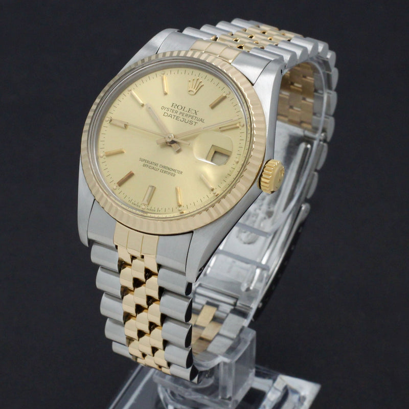 Rolex Datejust 16013 - 1988 - Rolex horloge - Rolex kopen - Rolex heren horloge - Trophies Watches