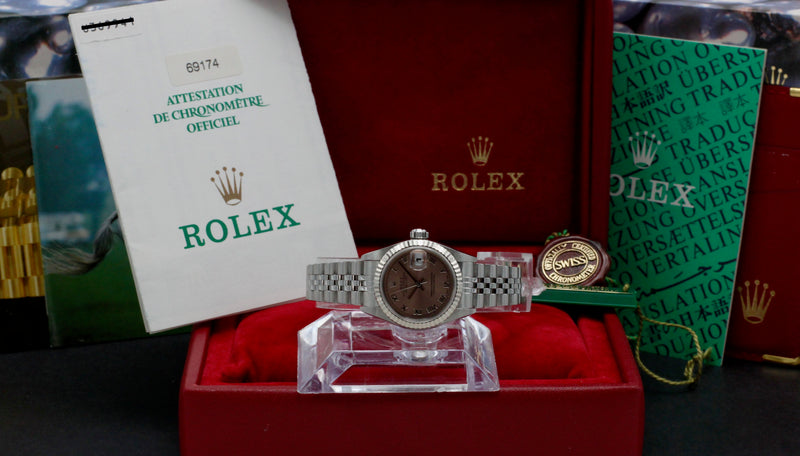 Rolex Oyster Perpetual Lady Datejust 69174 - 1998 - Rolex horloge - Rolex kopen - Rolex dames horloge - Trophies Watches