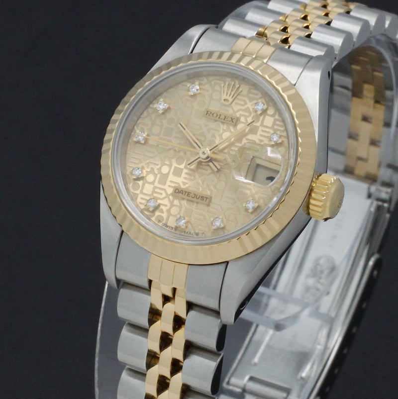 Rolex Lady-Datejust 69173G - 1992 - Rolex horloge - Rolex kopen - Rolex dames horloge - Trophies Watches