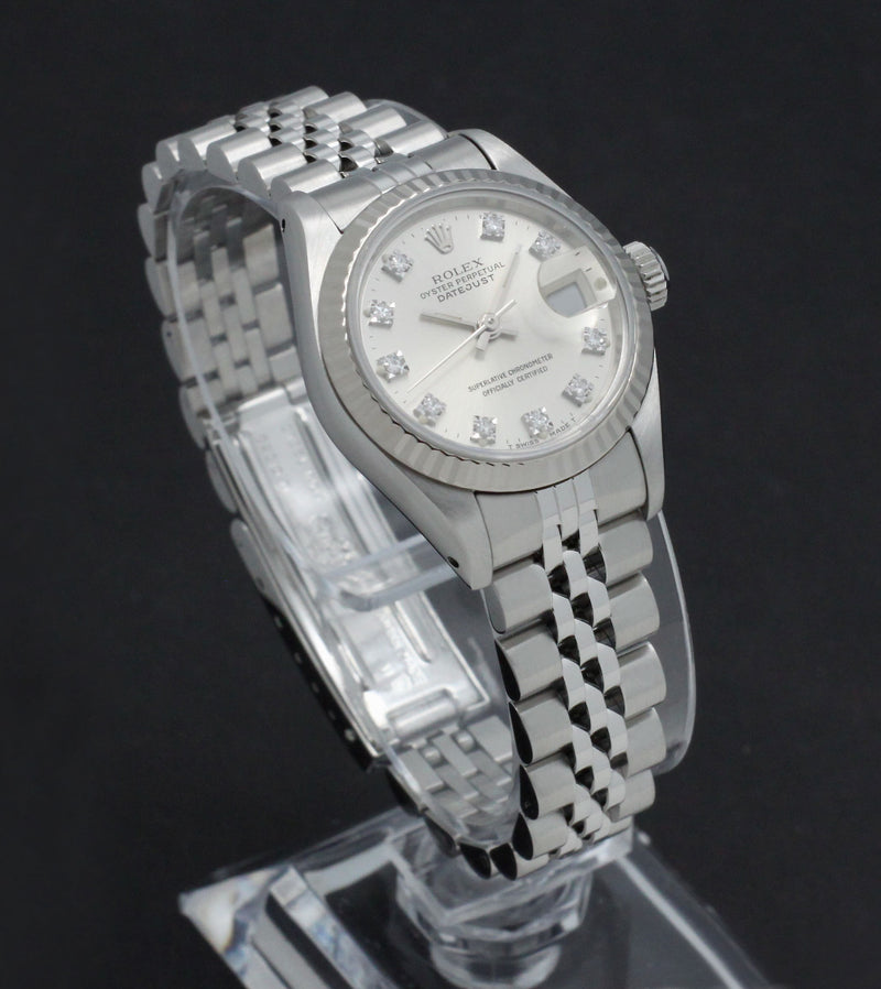 Rolex Oyster Perpetual Lady Datejust 69174G - 1989 - Rolex horloge - Rolex kopen - Rolex dames horloge - Trophies Watches