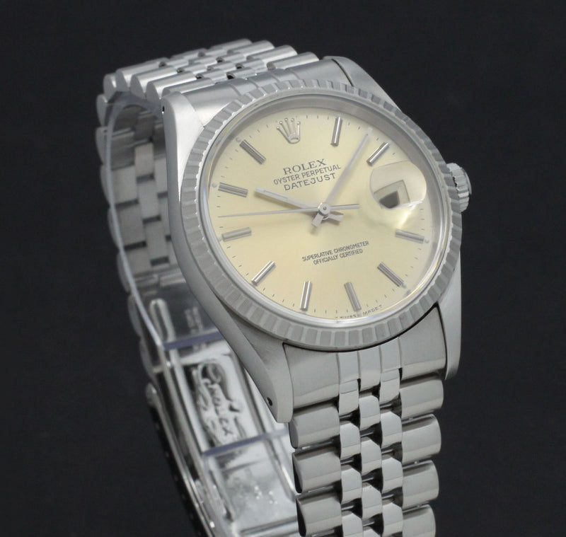 Rolex Datejust 16220 - 1989 - Rolex horloge - Rolex kopen - Rolex heren horloge - Trophies Watches