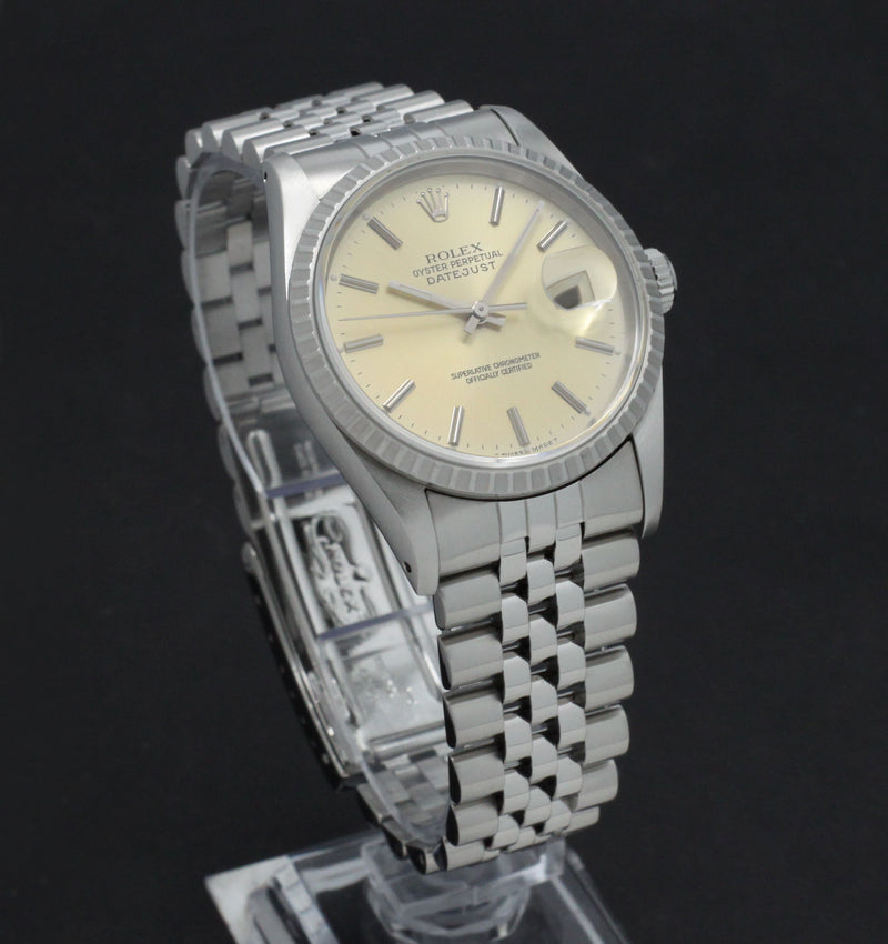 Rolex Datejust 16220 - 1989 - Rolex horloge - Rolex kopen - Rolex heren horloge - Trophies Watches