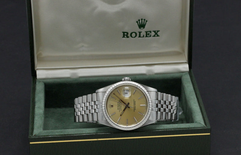 Rolex Datejust 16220 - 1989 - Rolex horloge - Rolex kopen - Rolex heren horloge - Trophies Watches