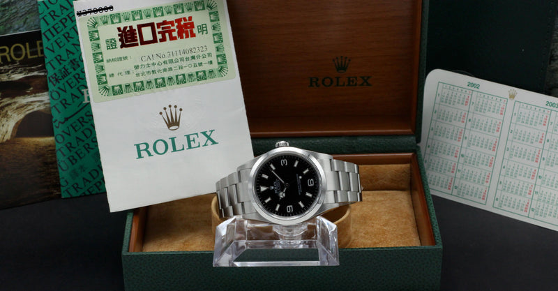 Rolex Explorer 114270 - 2002 - Rolex horloge - Rolex kopen - Rolex heren horloge - Trophies Watches