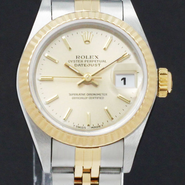 Rolex Lady-Datejust 69173 - 1996 - Rolex horloge - Rolex kopen - Rolex dames horloge - Trophies Watches