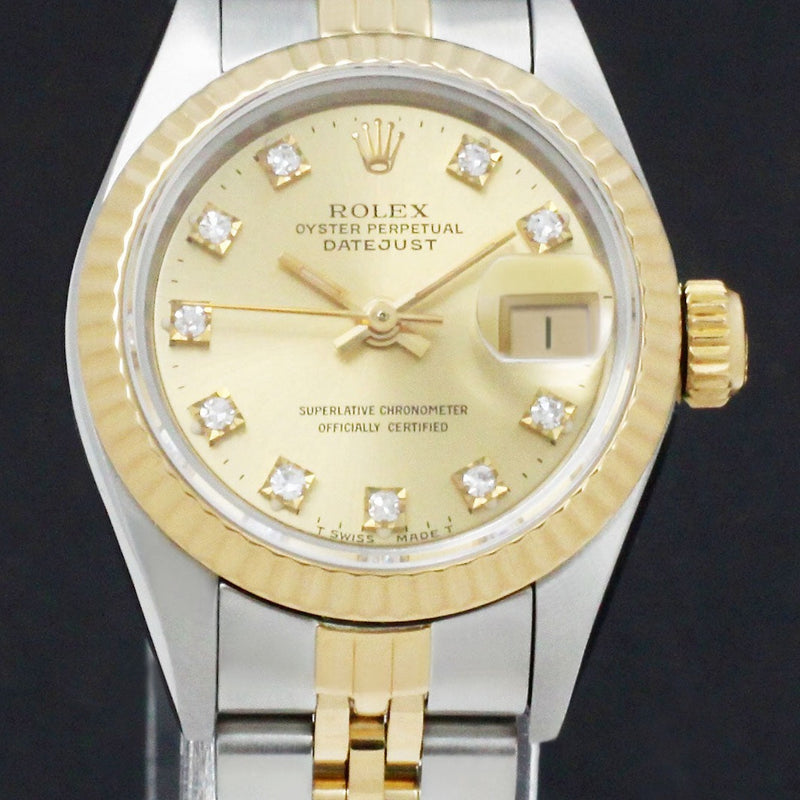 Rolex Lady-Datejust 69173G - 1992 - Rolex horloge - Rolex kopen - Rolex dames horloge - Trophies Watches