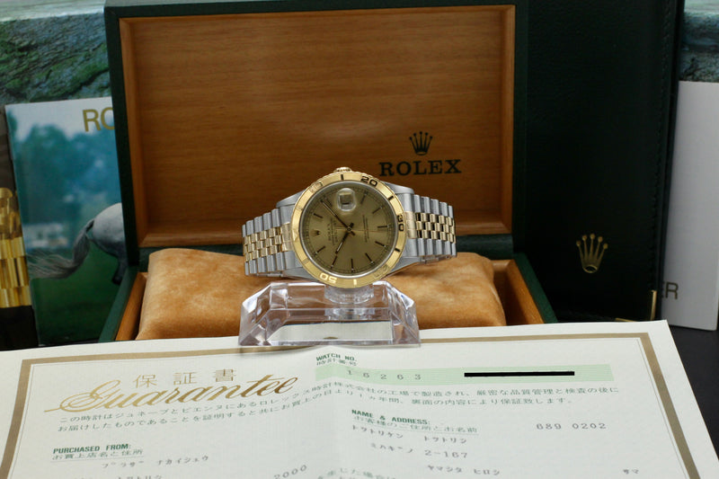 Rolex Datejust 16263 - 2000 - Rolex horloge - Rolex kopen - Rolex heren horloge - Trophies Watches