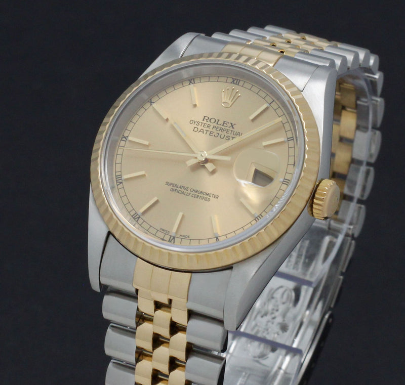 Rolex Datejust 16233 - 2001 - Rolex horloge - Rolex kopen - Rolex heren horloge - Trophies Watches