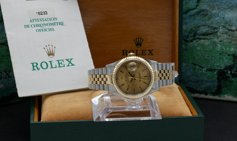 Rolex Datejust 16233 - 2001 - Rolex horloge - Rolex kopen - Rolex heren horloge - Trophies Watches