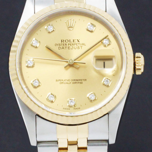 Rolex Datejust 16233G - 1997 - Rolex horloge - Rolex kopen - Rolex heren horloge - Trophies Watches