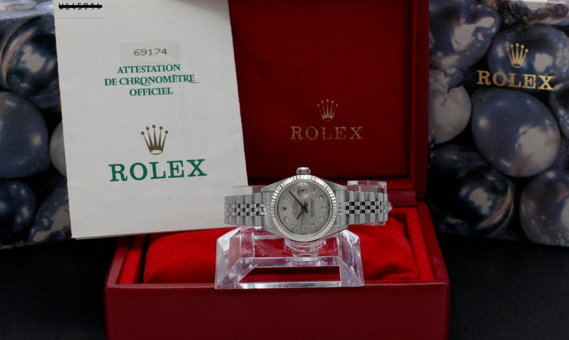 Rolex Oyster Perpetual Lady Datejust 69174G - 1997 - Rolex horloge - Rolex kopen - Rolex dames horloge - Trophies Watches