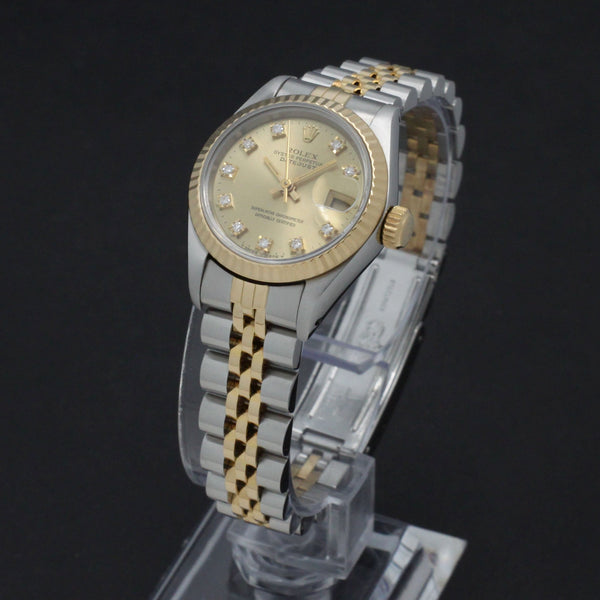 Rolex Lady-Datejust 69173G - 1990 - Rolex horloge - Rolex kopen - Rolex dames horloge - Trophies Watches