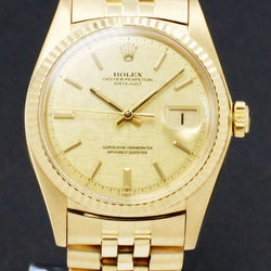 Rolex Datejust 1601 "Linen Dial", Box & Papers, 1973