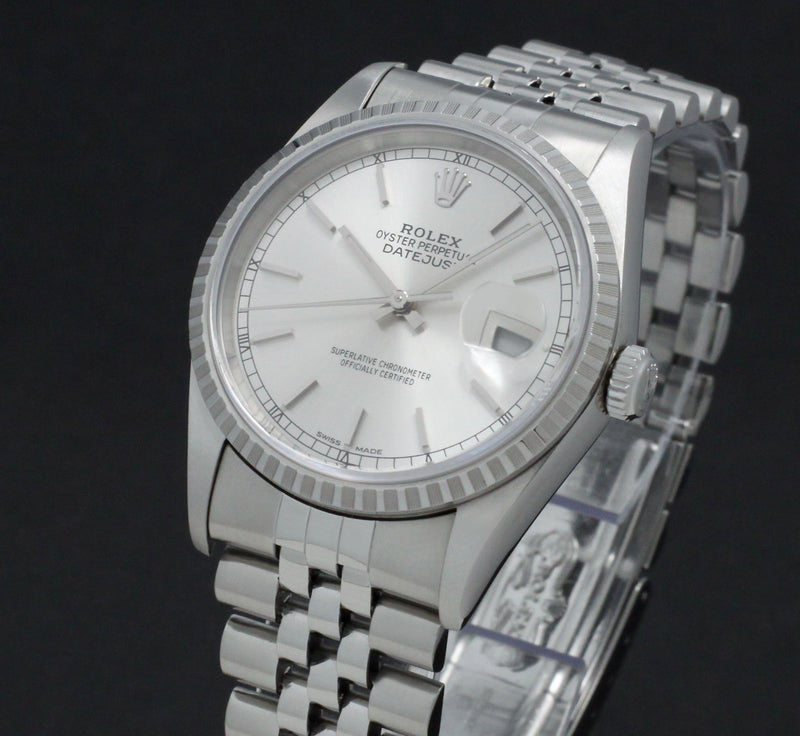 Rolex Datejust 16220 - 1999 - Rolex horloge - Rolex kopen - Rolex heren horloge - Trophies Watches