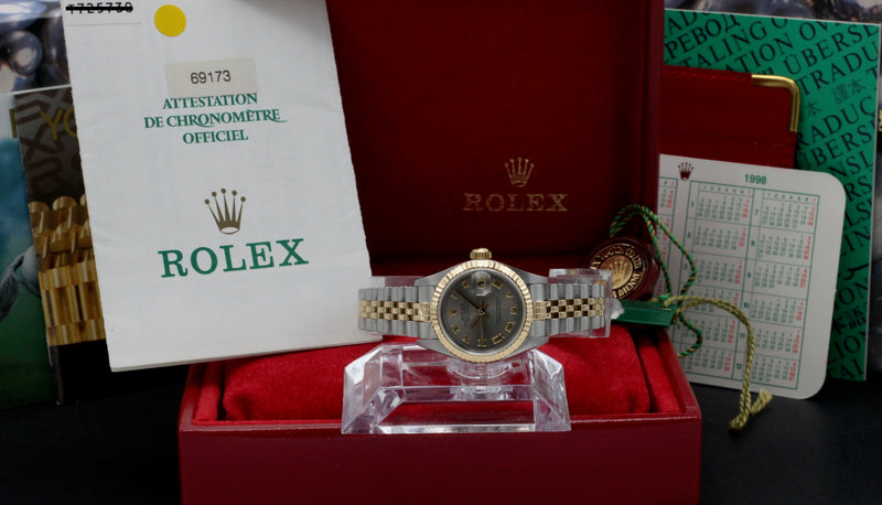 Rolex Lady-Datejust 69173 - 1998 - Rolex horloge - Rolex kopen - Rolex dames horloge - Trophies Watches