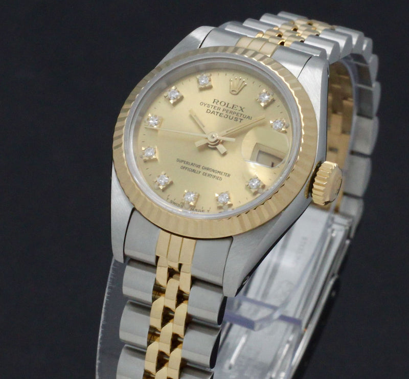 Rolex Lady-Datejust 69173G - 1988 - Rolex horloge - Rolex kopen - Rolex dames horloge - Trophies Watches