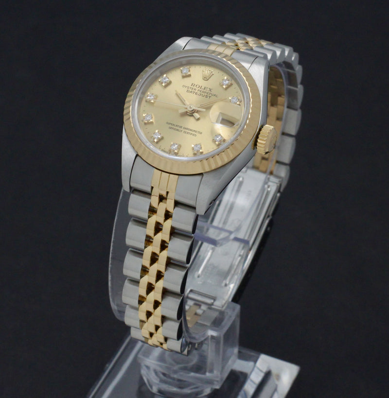 Rolex Lady-Datejust 69173G - 1988 - Rolex horloge - Rolex kopen - Rolex dames horloge - Trophies Watches