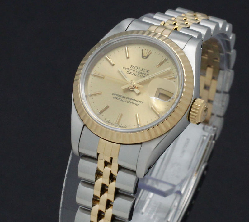 Rolex Lady-Datejust 69173 - 1988 - Rolex horloge - Rolex kopen - Rolex dames horloge - Trophies Watches