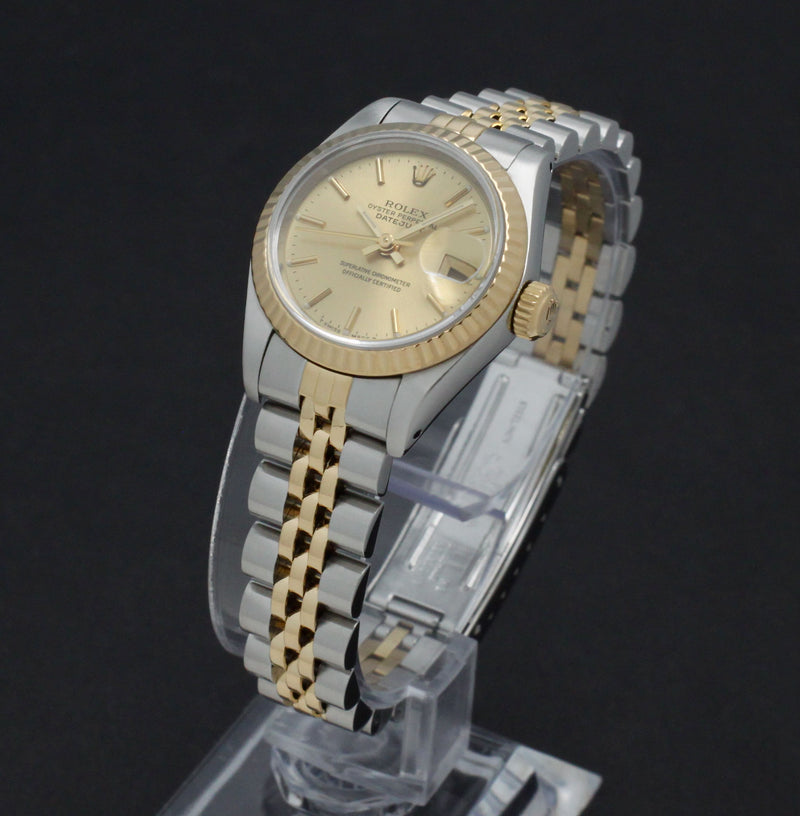 Rolex Lady-Datejust 69173 - 1988 - Rolex horloge - Rolex kopen - Rolex dames horloge - Trophies Watches