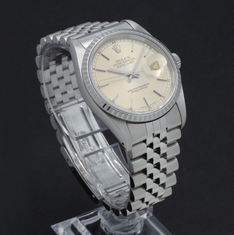 Rolex Datejust 16220, Box & Papers, 1993