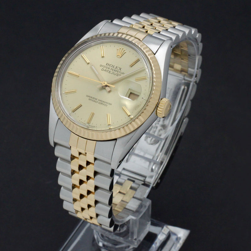 Rolex Datejust 16013 - 1988 - Rolex horloge - Rolex kopen - Rolex heren horloge - Trophies Watches