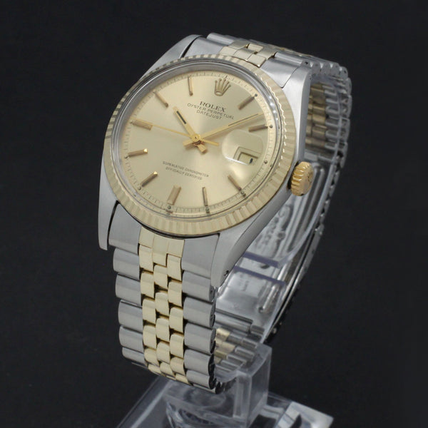 Rolex Datejust 1601 - 1969 - goud/staal - two/tone - Rolex horloge - Rolex kopen - Rolex heren horloge - Trophies Watches