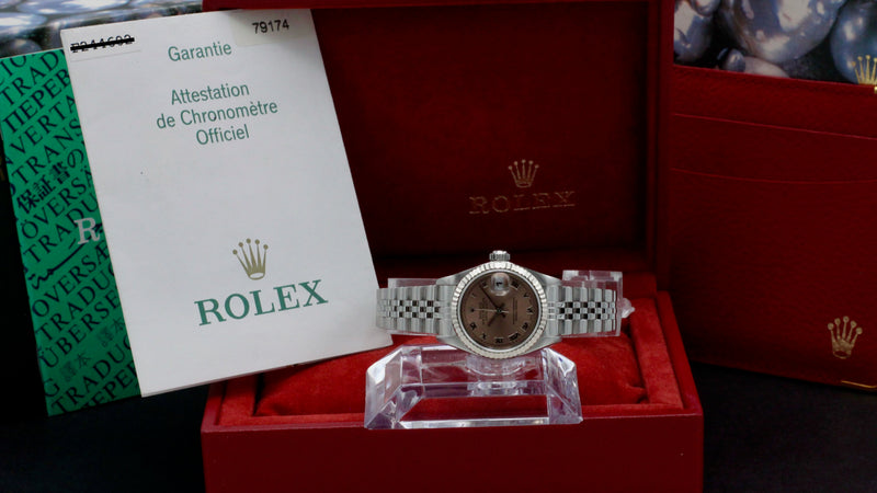 Rolex Oyster Perpetual Lady Datejust 79174 - 2004 - Rolex horloge - Rolex kopen - Rolex dames horloge - Trophies Watches