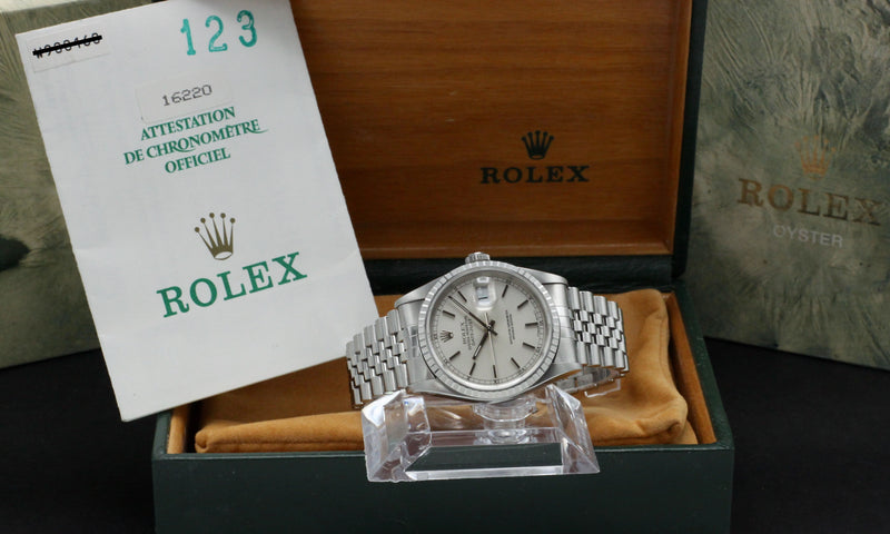 Rolex Datejust 16220 - 1997 - Rolex horloge - Rolex kopen - Rolex heren horloge - Trophies Watches