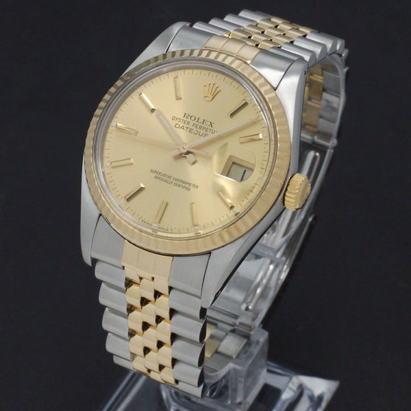 Rolex Datejust 16013 - 1987 - Rolex horloge - Rolex kopen - Rolex heren horloge - Trophies Watches