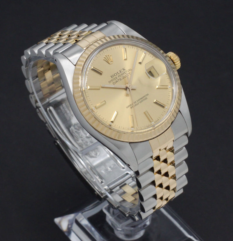 Rolex Datejust 16013 - 1987 - Rolex horloge - Rolex kopen - Rolex heren horloge - Trophies Watches