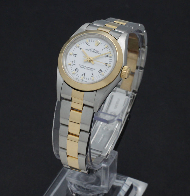 Rolex Oyster Perpetual 76183 - 2004 - Rolex horloge - Rolex kopen - Rolex dames horloge - Trophies Watches