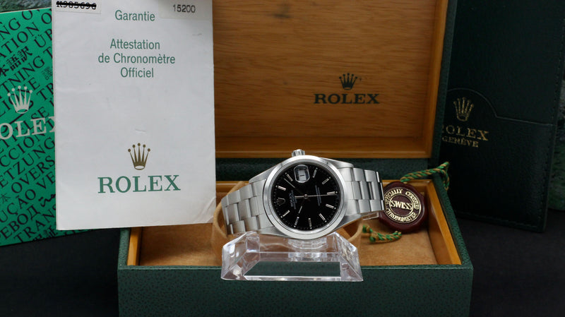 Rolex Oyster Perpetual Date 15200 - 2001 - Rolex horloge - Rolex kopen - Rolex heren horloge - Trophies Watches