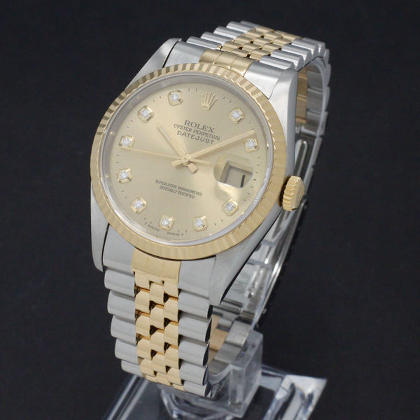 Rolex Datejust 16233G - 1997 - Rolex horloge - Rolex kopen - Rolex heren horloge - Trophies Watches