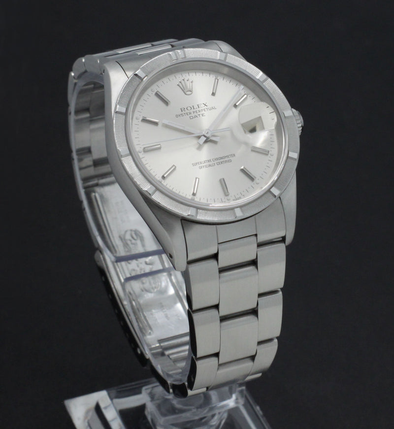 Rolex Oyster Perpetual Date 15210 - 1991 - Rolex horloge - Rolex kopen - Rolex heren horloge - Trophies Watches