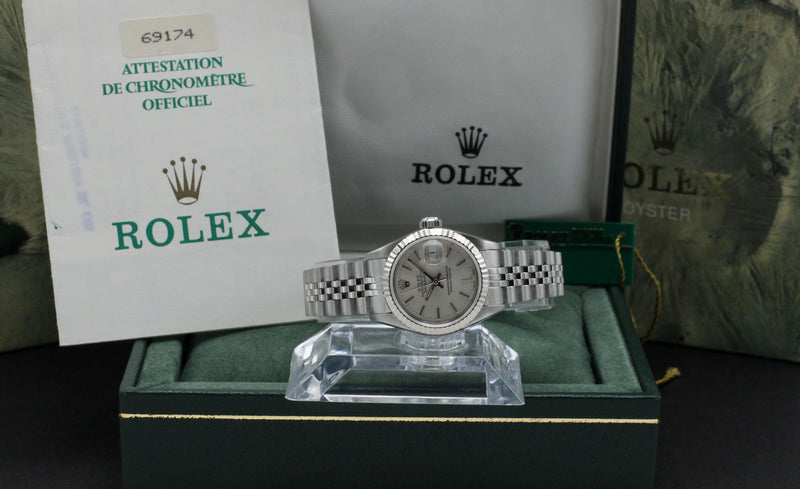 Rolex Oyster Perpetual Lady Datejust 69174 - 1990 - Rolex horloge - Rolex kopen - Rolex dames horloge - Trophies Watche